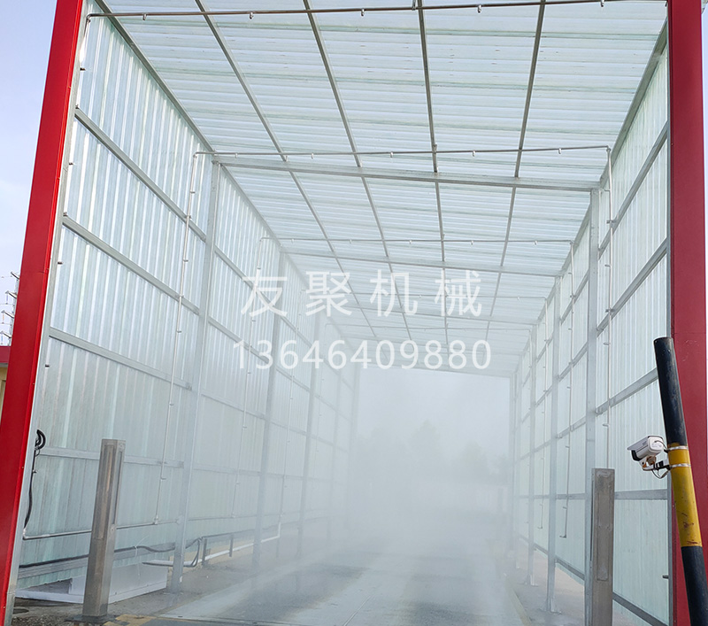 货车喷淋消毒通道